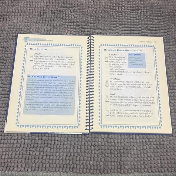 Over 100 Helpful Household Hints Salt hardcover book - Picture 12 of 12